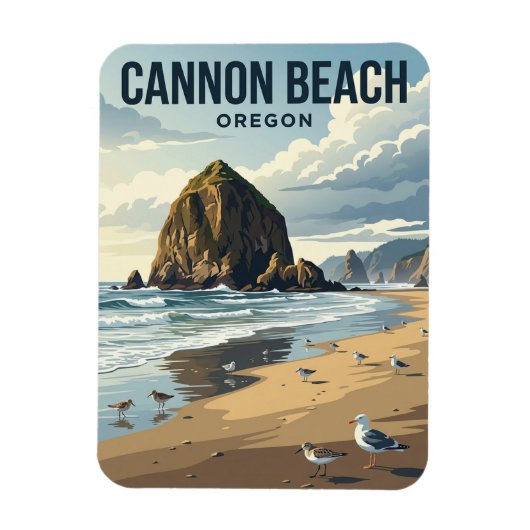 Cannon Beach Oregon Magneet (Verticaal)