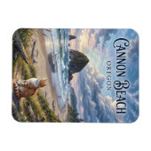Cannon Beach Oregon Magneet (Horizontaal)