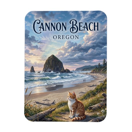 Cannon Beach Oregon Magneet (Verticaal)