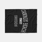 Cannon Beach, Oregon of Fleece Deken (Voorkant (Horizontaal))