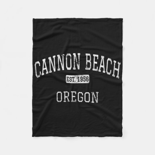 Cannon Beach, Oregon of Fleece Deken (Voorkant)