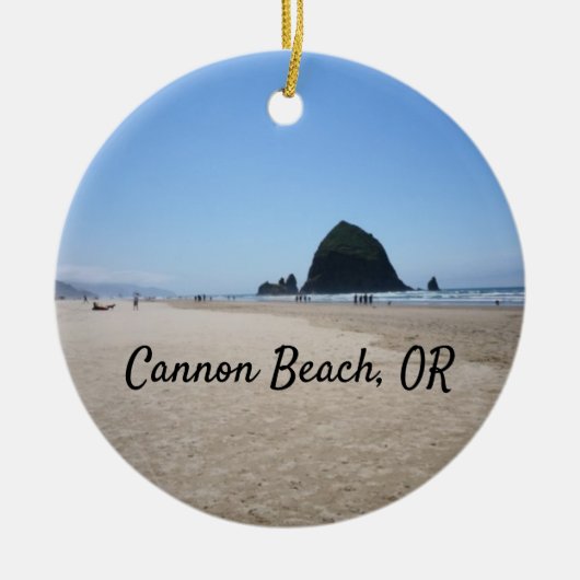 Cannon Beach Oregon Ornament Haystack (Voorkant)