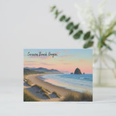 Cannon Beach Oregon Reizen Briefkaart (Staand voorkant)