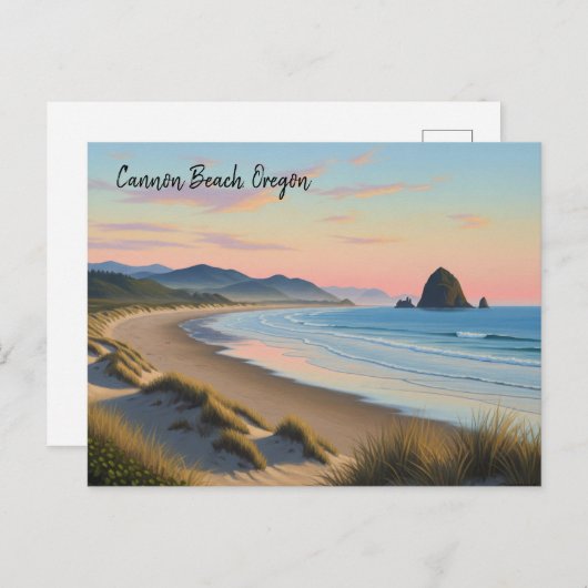 Cannon Beach Oregon Reizen Briefkaart (Voorkant / Achterkant)