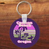 Cannon Beach Oregon Sleutelhanger (Voorkant)