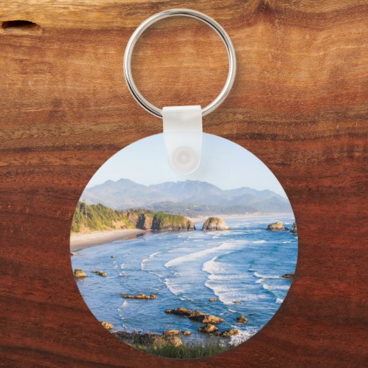 Cannon Beach Oregon Sleutelhanger (Voorkant)