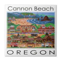 Cannon Beach Oregon Tile Tegeltje