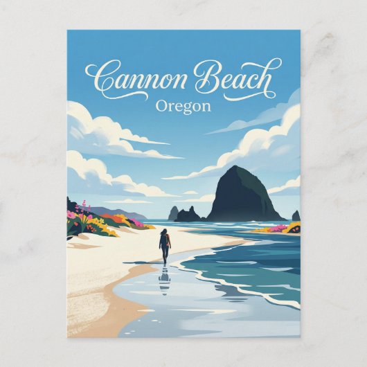 Cannon Beach VS Briefkaart (Voorkant)