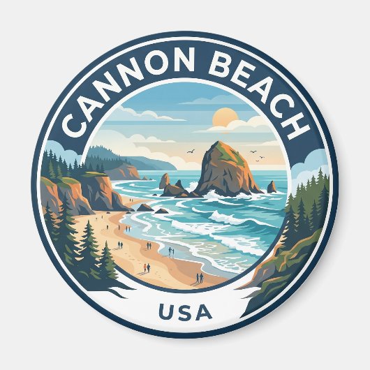 Cannon Beach VS Magneet (Voorkant)