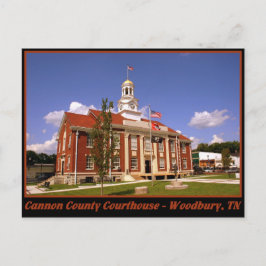 Cannon County Courthouse - Woodbury, TN Briefkaart