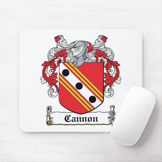 Cannon Family Crest Muismat (Met muis)
