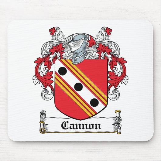 Cannon Family Crest Muismat (Voorkant)