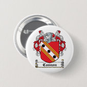 Cannon Family Crest Ronde Button 5,7 Cm (Voorkant /achterkant)