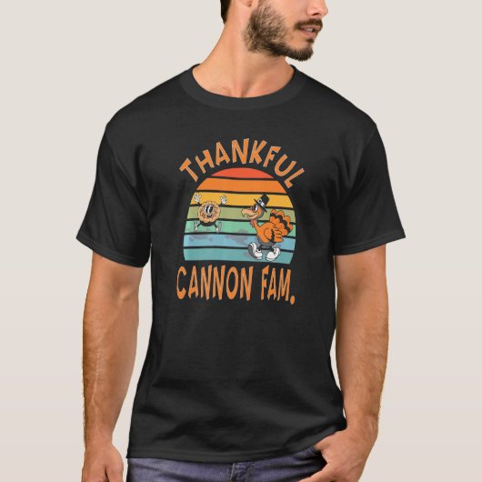 Cannon Family  Thanksgiving Reunion Party T-shirt (Voorkant)