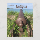 Cannon in Antigua Briefkaart (Voorkant)