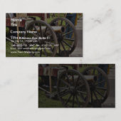 Cannon in de oude stad San Diego Visitekaartje (Voorkant / Achterkant)