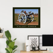 Cannon in Valley Forge Poster (Thuiskantoor)