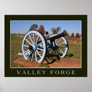Cannon in Valley Forge Poster