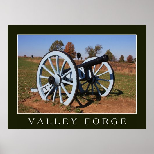 Cannon in Valley Forge Poster (Voorkant)