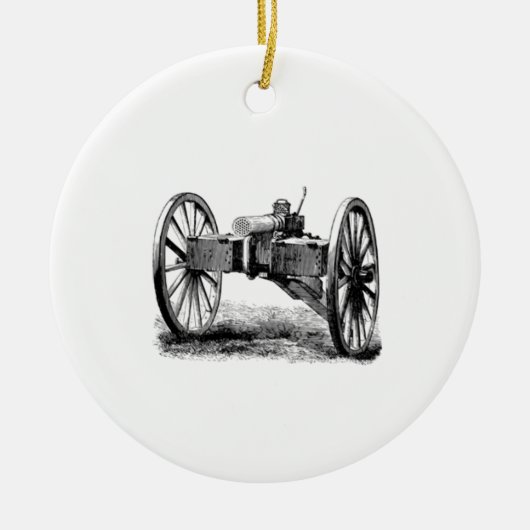 CANNON  KERAMISCH ORNAMENT (Voorkant)
