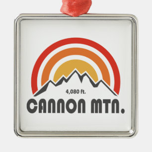 Cannon Mountain New Hampshire Metalen Ornament