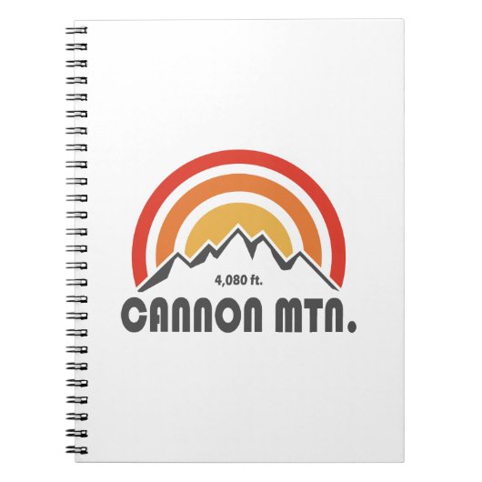 Cannon Mountain New Hampshire Notitieboek (Voorkant)