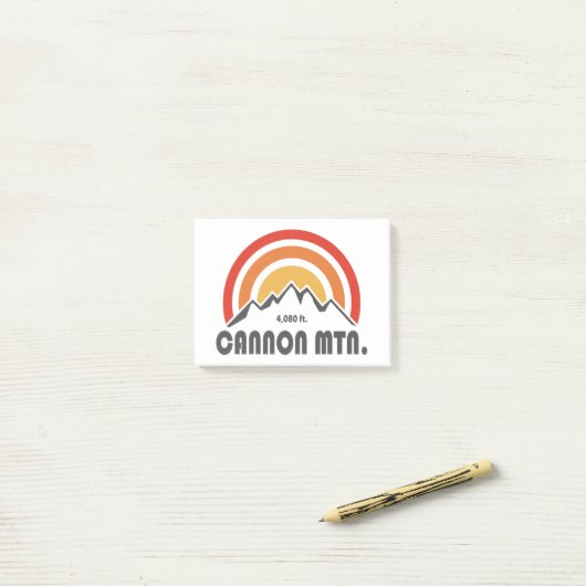 Cannon Mountain New Hampshire Post-it® Notes (Op bureau)