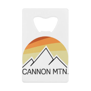 Cannon Mountain New Hampshire Retro Creditkaart Flessenopener