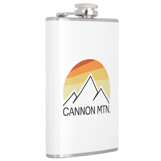 Cannon Mountain New Hampshire Retro Heupfles (Rechts)