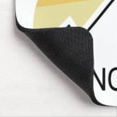 Cannon Mountain New Hampshire Retro Muismat (Hoek)