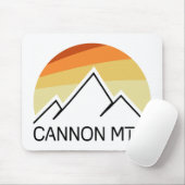 Cannon Mountain New Hampshire Retro Muismat (Met muis)