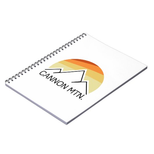 Cannon Mountain New Hampshire Retro Notitieboek (Linkerzijde)