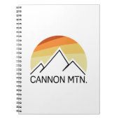 Cannon Mountain New Hampshire Retro Notitieboek (Voorkant)