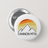 Cannon Mountain New Hampshire Retro Ronde Button 5,7 Cm (Voorkant /achterkant)