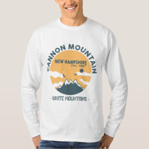 Cannon Mountain New Hampshire - Retro  T-shirt