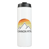 Cannon Mountain New Hampshire Retro Thermosbeker (Voorkant)