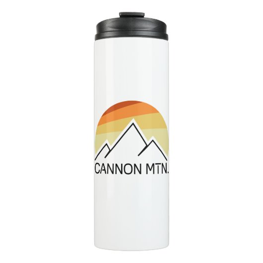 Cannon Mountain New Hampshire Retro Thermosbeker (Voorkant)
