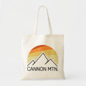 Cannon Mountain New Hampshire Retro Tote Bag (Voorkant)
