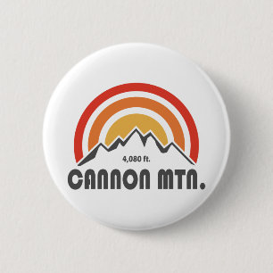 Cannon Mountain New Hampshire Ronde Button 5,7 Cm