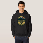 Cannon Mountain New Hampshire - Skiing Retro Hoodie (Voorkant volledig)