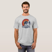 Cannon Mountain New Hampshire Sun Eagle T-shirt (Voorkant volledig)
