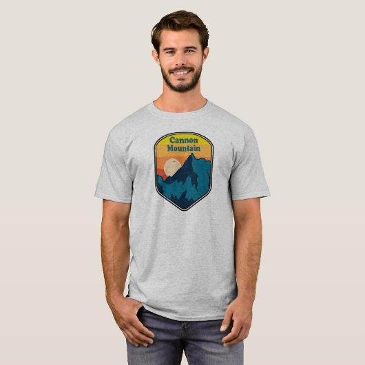 Cannon Mountain New Hampshire Sunrise T-shirt (Voorkant volledig)