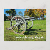 Cannon on Fredericksburg-slagveld Briefkaart (Voorkant)