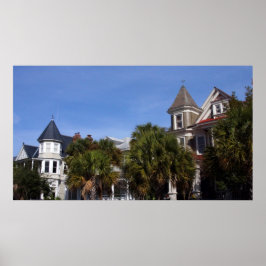 Cannon Park overzien, Charleston SC Poster