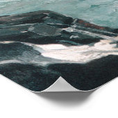 Cannon Rock (1895) Olie op Canvas Poster (Hoek)