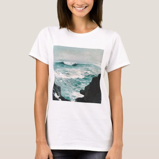 Cannon Rock (1895) van Winslow Homer T-shirt (Voorkant)
