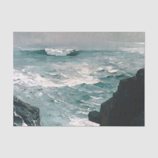 Cannon Rock van Winslow Homer Tissuepapier (Voorkant)