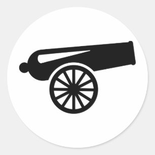 Cannon Ronde Sticker