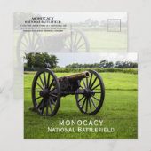 Cannon, Slag bij Monocacy, Maryland Briefkaart (Voorkant / Achterkant)