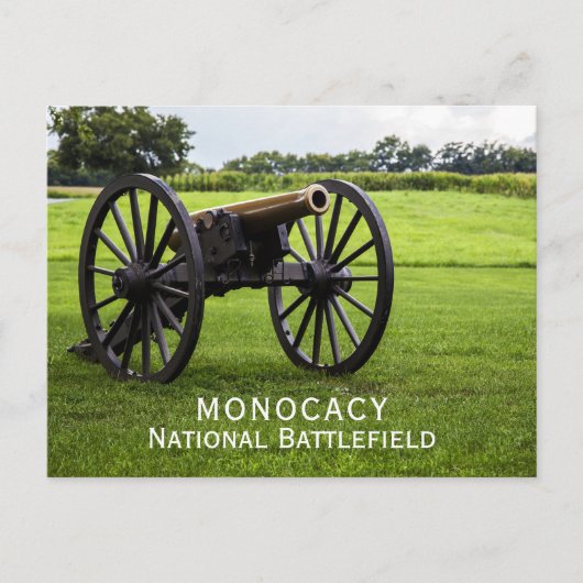 Cannon, Slag bij Monocacy, Maryland Briefkaart (Voorkant)